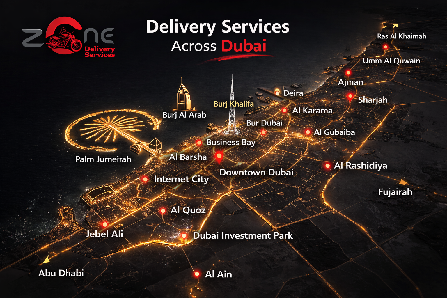 UAE Delivery Coverage